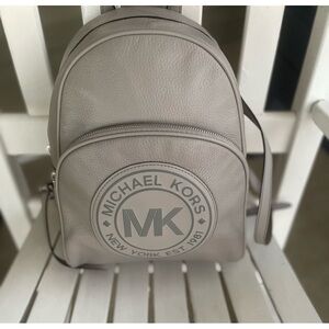 NWT Michael Kors Gray Backpack